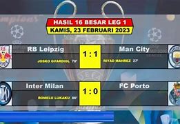 Hasil Liga Champion Tadi Malam 2023 Terbaru Hari Ini